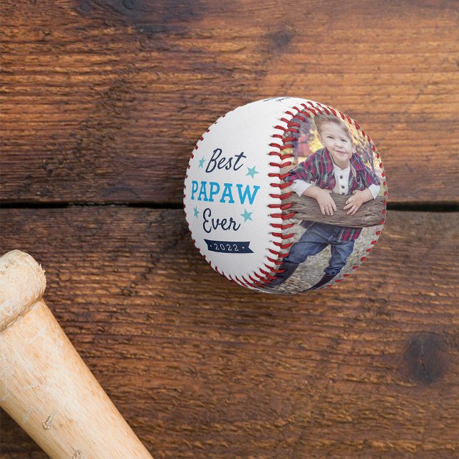 Bester Papaw je | Foto des Großvaters Baseball (Von Creator hochgeladen)