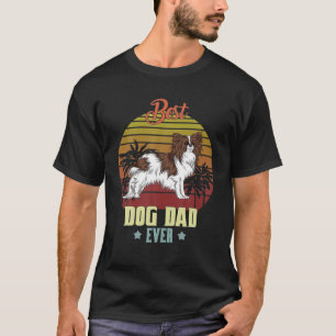 Bester Papillon-Vater überhaupt Daddy Hundeliebhab T-Shirt