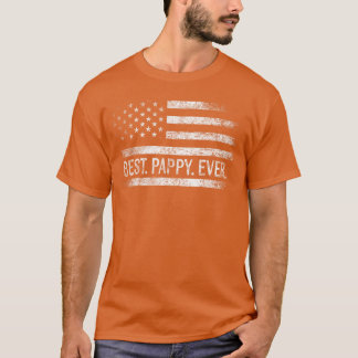 Bester Pappy Ever Amerikanische Flagge Geschenke P T-Shirt