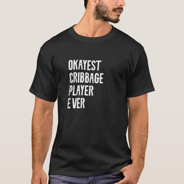 Bester passender Cribbage-Player je lustiges Crick T-Shirt (Vorderseite)
