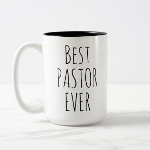 Bester Pastor Aller Zeiten Faith Leadership Chur Zweifarbige Tasse