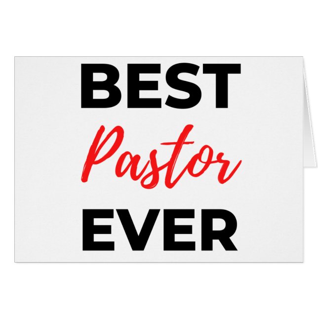 Bester Pastor je bl (Vorderseite (Horizontal))