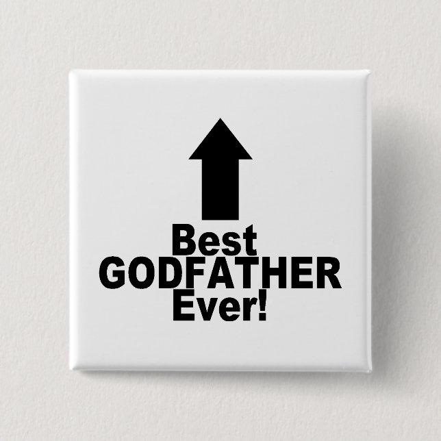 Bester Pate überhaupt Button (Vorderseite)
