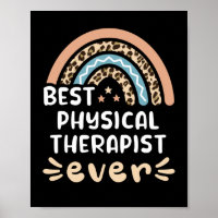 Bester Physiotherapeut je Leopard Rainbow-Geschenk