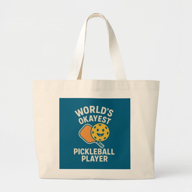 Bester Pickleball-Spieler der Welt Jumbo Stoffbeutel (Vorne)