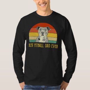 Bester Pitbull Vater je Pitbull Dog Liebhaber Väte T-Shirt