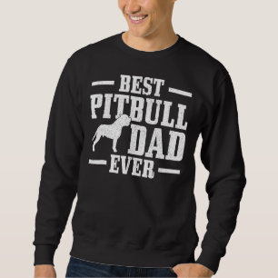 Bester Pitbulle Vater Ever Funny Dog Besitzer Vint Sweatshirt