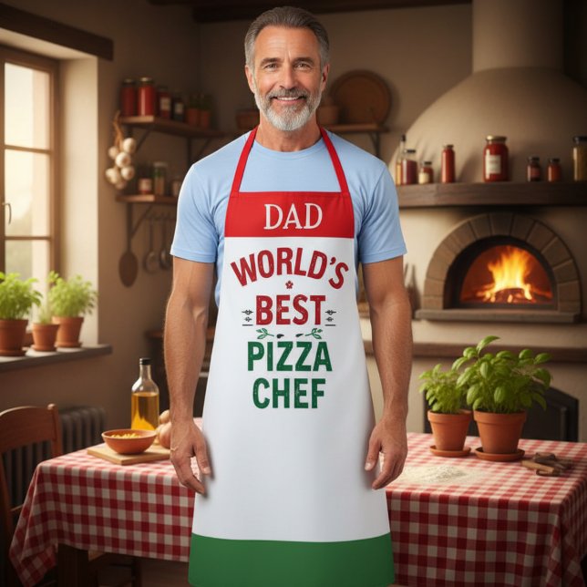 Bester Pizzakoch der Welt - personalisiert Schürze (Von Creator hochgeladen)