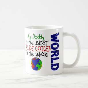 Bester Polizeibeamte in Welt 2 (Vati) Kaffeetasse
