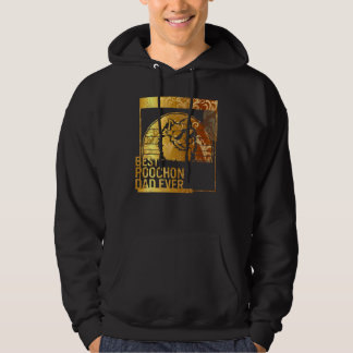 Bester Poochon Vater Ever Dog Papa für Männer Dog Hoodie