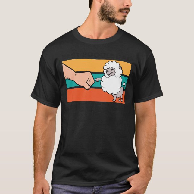 Bester Poodle Vater Ever Poodle Vater Poodle Papa T-Shirt (Vorderseite)
