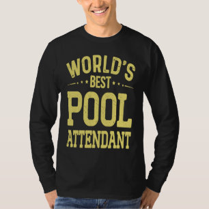 Bester Poolbetreuer der Welt Jobtitel Poolbetreue T-Shirt