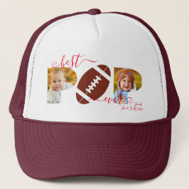 Bester POP je Foto Collage Football Truckerkappe