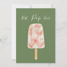 Bester Pop je Funny Popsicle Vatertag Card