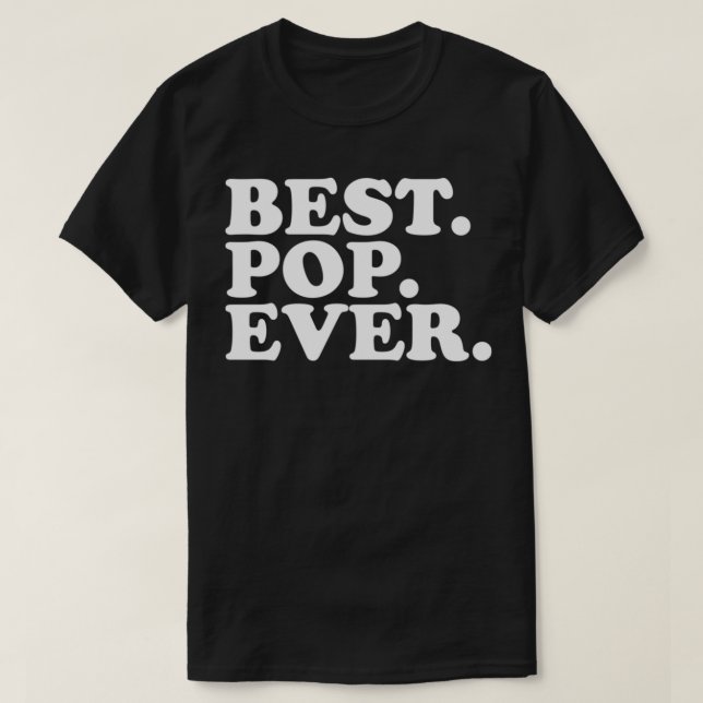 Bester Pop je unverzichtbarer T - Shirt (Design vorne)