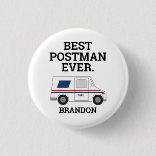 Bester Postman je Personal Mailman Wertschätzung Button