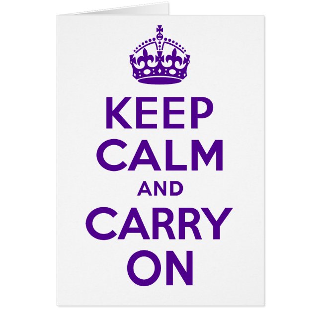 Bester Preis Authentisch Keep Calm And Carry On Li (Vorne)
