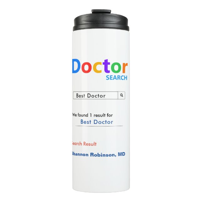 Bester Preis für die Suche nach Ärzten Thermosbecher (Vorderseite)