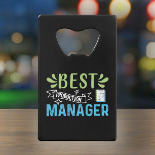 Bester Produktionsleiter - Crew Geldbeutel Flaschenöffner