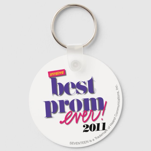 Bester Prom je - Lila Schlüsselanhänger (Vorderseite)
