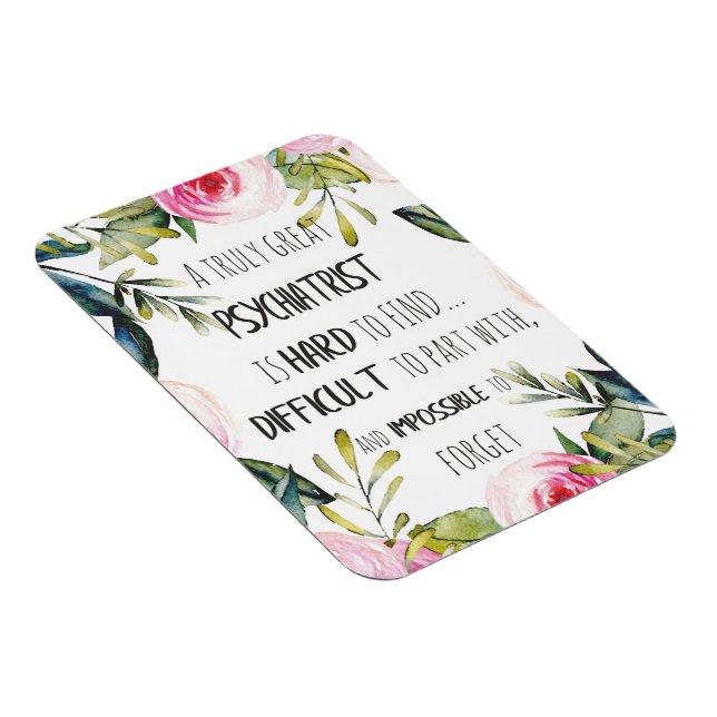 Bester Psychiater je einzigartiges Geschenkmagazin Magnet (Rechte Seite)