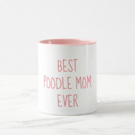 Bester Pudel-Mama-überhaupt lustiger Pudel-Inhaber Tasse