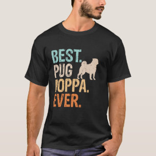 Bester Pug-Papa Aller Hundeliebhaber Opa Lustig Re T-Shirt