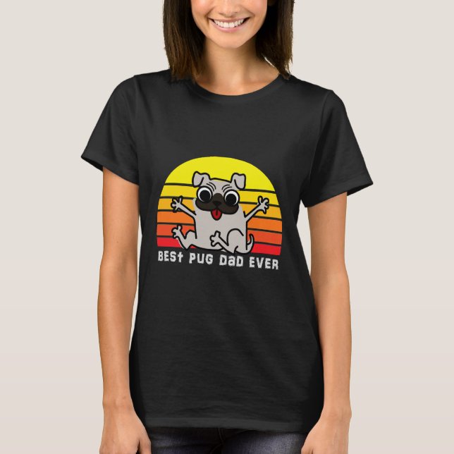 Bester Pug-Vater überhaupt Essential  845 T-Shirt (Vorderseite)
