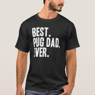 Bester Pug-Vater überhaupt Haustier Hund T-Shirt