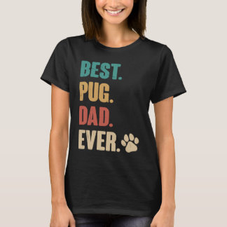 Bester Pug-Vater überhaupt Pug Hund T-Shirt