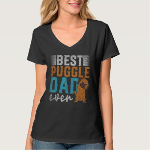 Bester Puggle-Vater Aller Zeiten Hund Haustier Vat T-Shirt