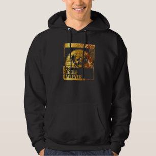 Bester Puggle Vater Ever Dog Papa für Männer Dog V Hoodie