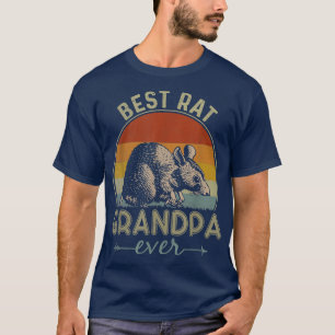 Bester Rat Opa je Retro Rat Grafik Vater's D T-Shirt