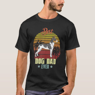 Bester Rat Terrier Vater Aller Zeiten Daddy Hunde T-Shirt