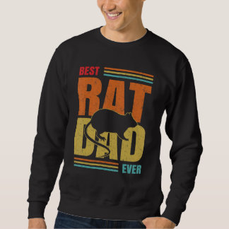 Bester Rat Vater je Rattenruder Sweatshirt