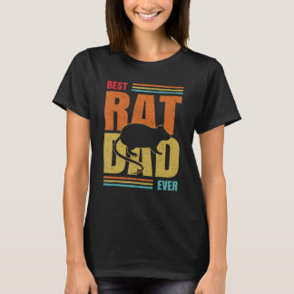 Bester Rat Vater je Rattenruder T-Shirt