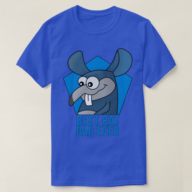 Bester Rat-Vater je T-Shirt (Design vorne)
