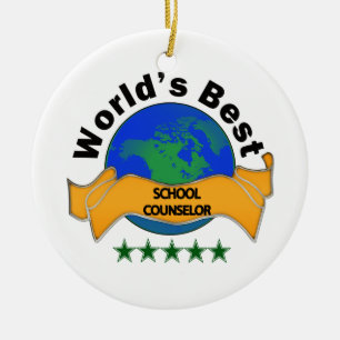 Bester Ratgeber der Welt Schul Keramik Ornament
