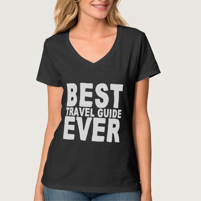 Bester Reiseführer je T-Shirt (Vorderseite)