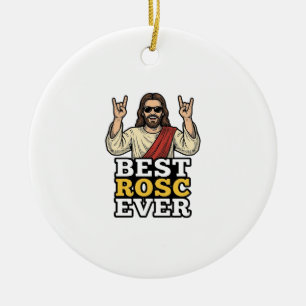 Bester Rosc Aller Zeiten Vintage Rock Hand Religiö Keramik Ornament