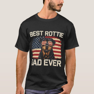 Bester Rottie-Vater Rottweiler-Hund Amerikanische T-Shirt