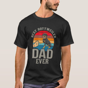 Bester Rottweiler Vater je Hund Lover Geschenke Be T-Shirt