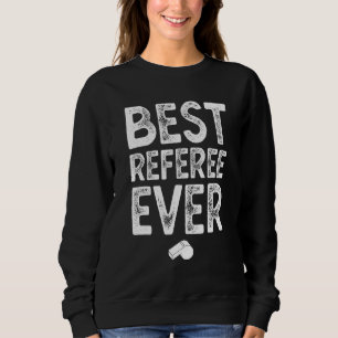 Bester Schiedsrichter für Männer Kinder Fußball Sweatshirt