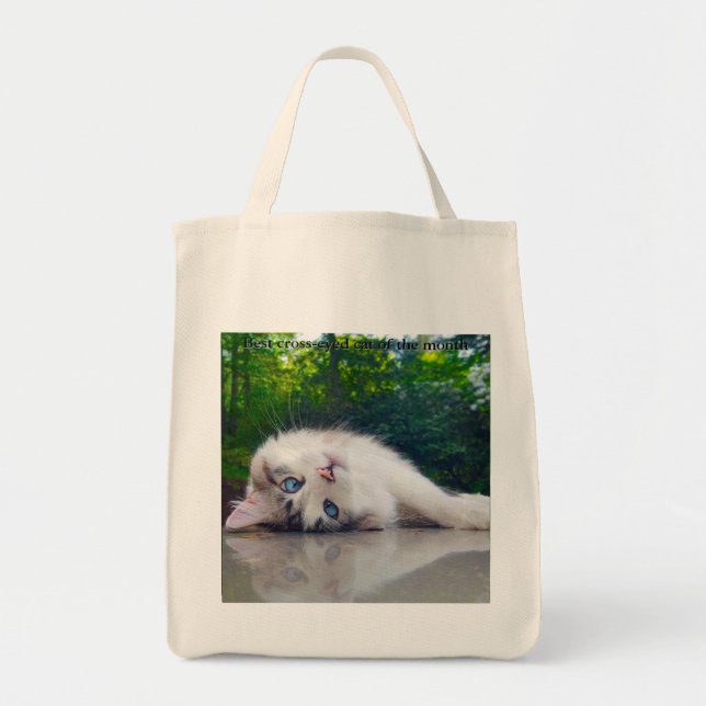 Bester schielender Katze Tragetasche (Vorne)