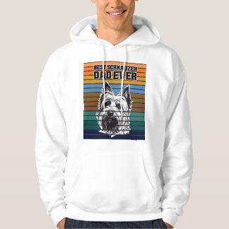 Bester Schnauzer-Vater Aller Zeiten Retro Vintage  Hoodie