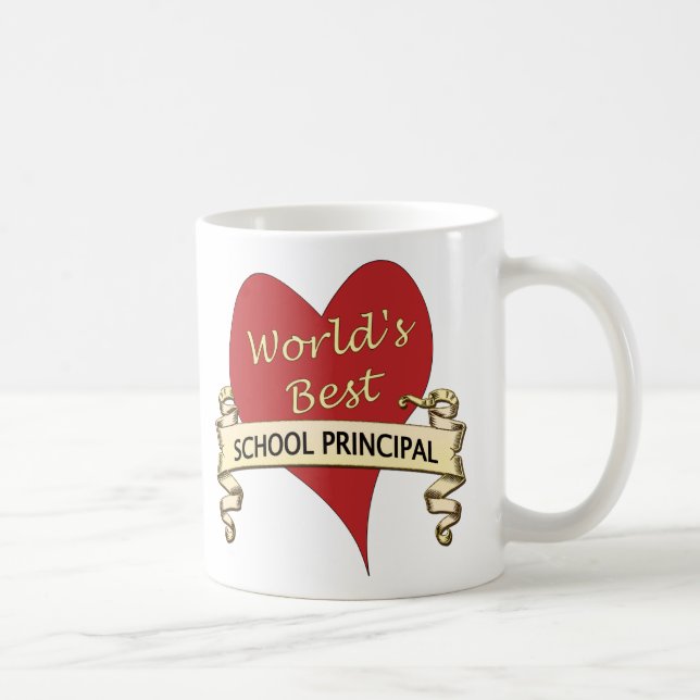 Bester Schulvorsteher der Welt Kaffeetasse (Rechts)