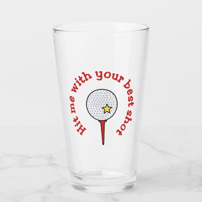 Bester Schuss Glas (Vorderseite)