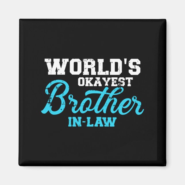 Bester Schwager der Welt Leistung Magnet (Vorne)