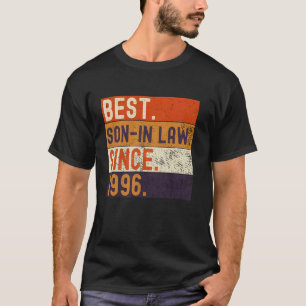 Bester Schwiegersohn seit 1996 Familie Sohn Geburt T-Shirt