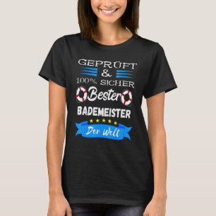 Bester Schwimmlehrer Schwimmbad Re T-Shirt